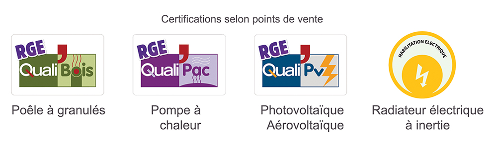 Nos certifications