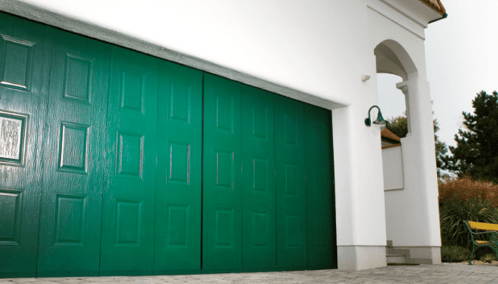 Portes de garage sectionnelles latérales Alu 3 - Isofrance fenetres et energies