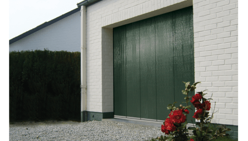 Portes de garage sectionnelles latérales Acier 1 - isofrance fenetres et energies