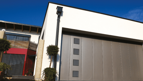 Portes de garage sectionnelles latérales Acier 3 - isofrance fenetres et energies